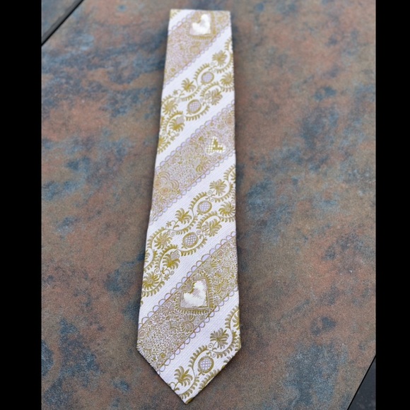 Christian Lacroix 100% Silk Tie Made in Italy - Picture 6 of 10